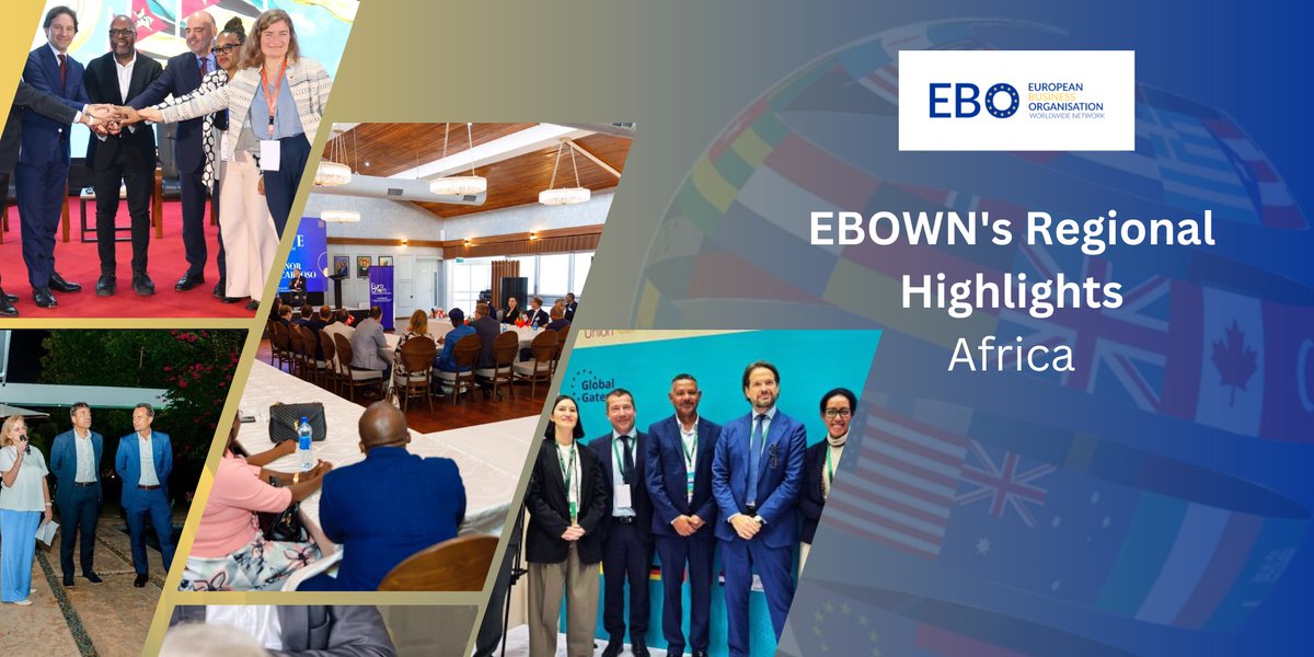 🌍 EBOWN in Africa 🇪🇺🤝🌿
From 🇪🇹 to 🇲🇿, EBOs drive investment, innovation &amp; partnerships:
🇪🇹 €120M RISED green energy
🇨🇮 Agri-tech &amp; FDI growth
🇳🇬 Central Bank reforms &amp; digital infra
🇷🇼 B2B delegations &amp; startups
🇹🇿 EU networking &amp; green economy
🇲🇿 MoU on digitalisation &amp; PPPs