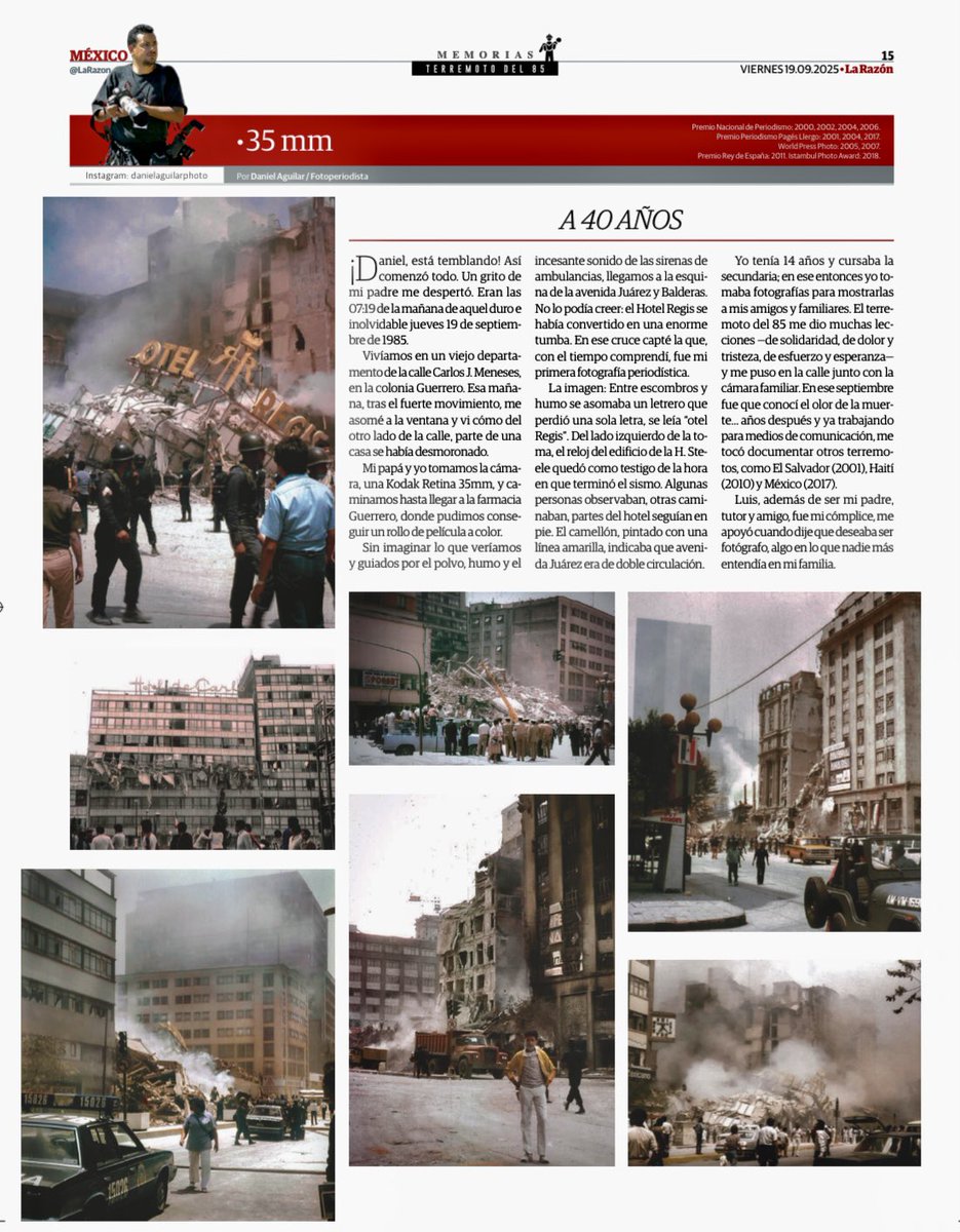 19 de septiembre … a 40 años. Terremoto de la Ciudad de México. 
#Sismo #Terremoto #19settembre #AlertaSísmica #Aniversario #CDMX