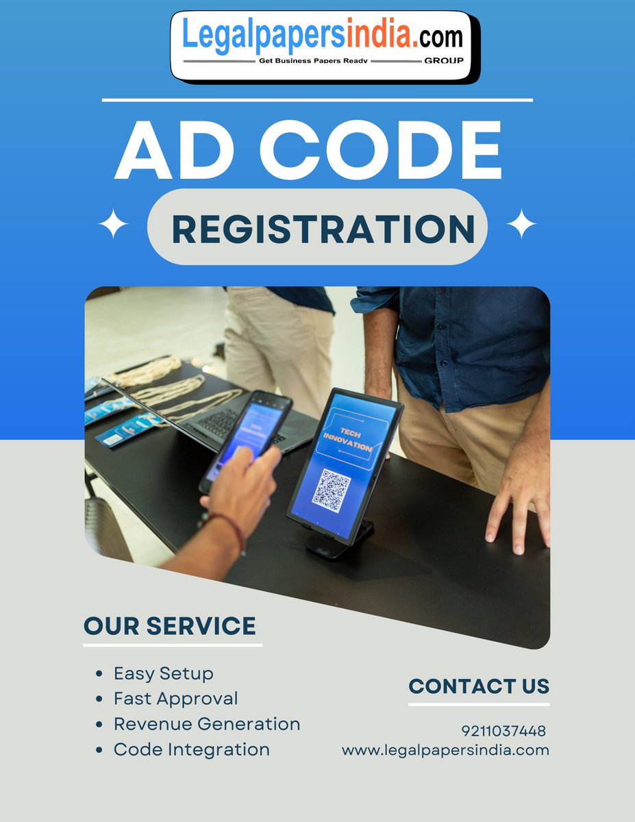 LegalPapersInd's tweet image. AD Code is a must for exports from India.
Without it, your shipments won’t get cleared at customs.
✅ One-time registration
✅ Lifetime validity
✅ Required for foreign payments
Let’s get your business export-ready!
#ADCode #ExportIndia #BusinessCompliance #DGFT #CustomsClearance