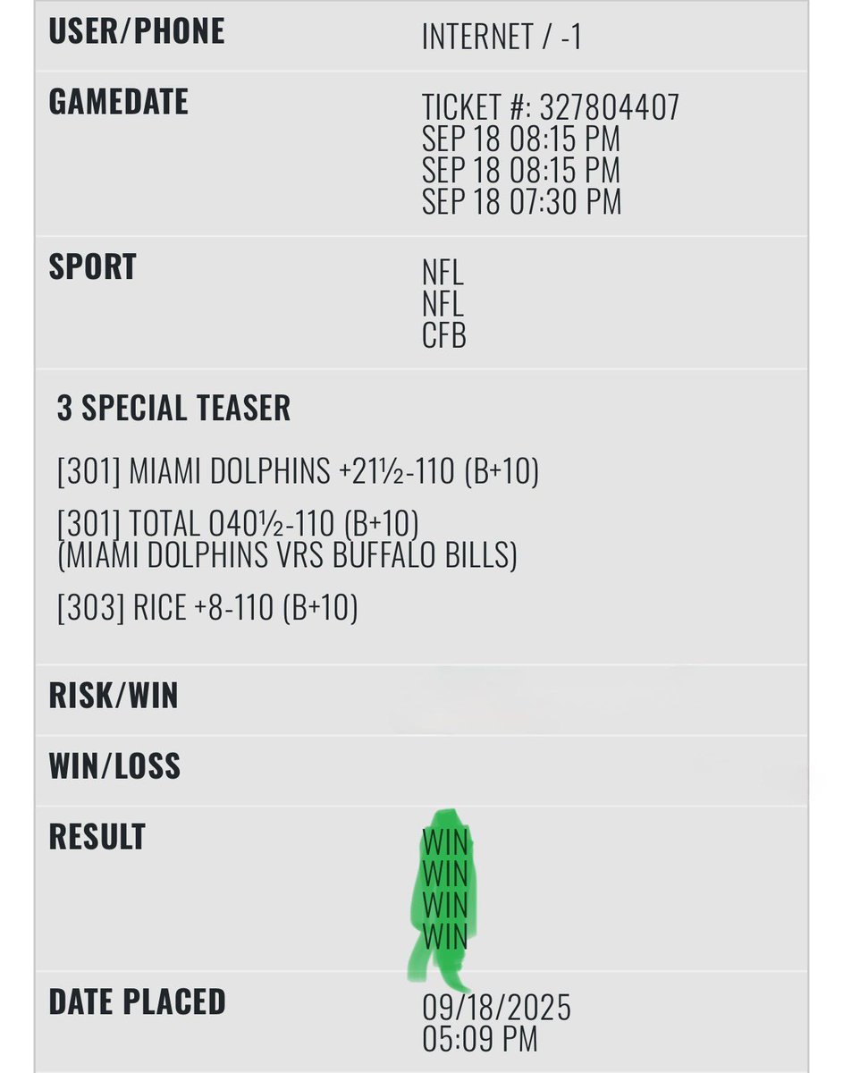 💸💰💵CASH THE HPOD🏦

We cashed both builders, 1H Best Bet, Single Player Prop Bet, Teaser &amp; the HPOD🏦!

If you want all of the plays and winners click the link below! You’ll get all of my plays, <a href="/JBigsDFS/">JBigs | Jason 💎</a> &amp; <a href="/bigsbettingteam/">JBigs Betting Team</a> plays for the price of one.

dubclub.win/af/afl-wwb2b/