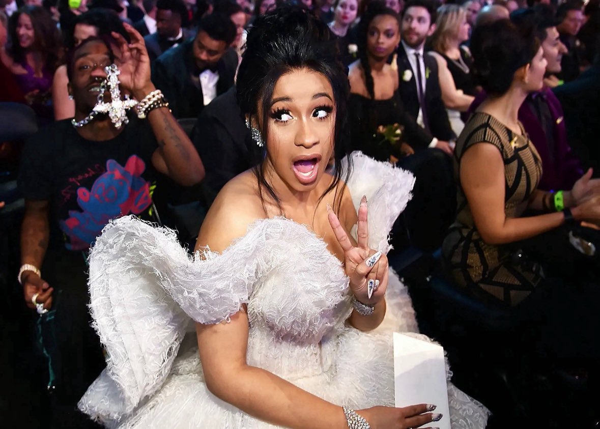 Never forget when Lil Uzi held up his upside down cross necklace behind Cardi B after Offset told him that he needed Jesus 🔥😭😈😈 F*CK That B*tch btw