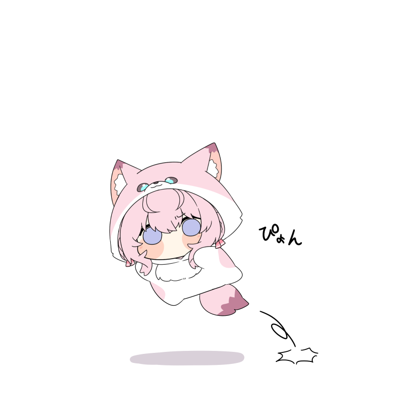 博衣こより 「かっこいいジャンプ!! #こよりすけっち」|トゥーミのイラスト