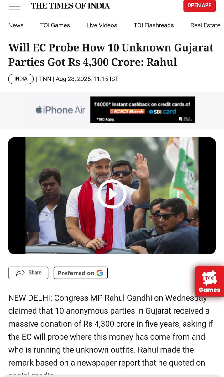 ECI delists another 474 Registered Unrecognised Political Parties(RUPPs) &amp; 
starts proceedings to delist 359 more.
By any chance this action is related to the news article 👇