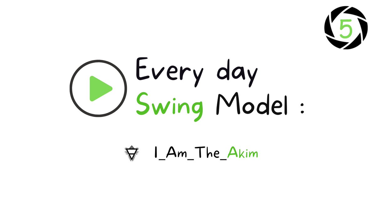 I_Am_The_Akim's tweet photo. 🧵Educational Thread :  

 Part 5 - Everyday Swing Model

#SwingModel https://t.co/4HEfPffh8v
