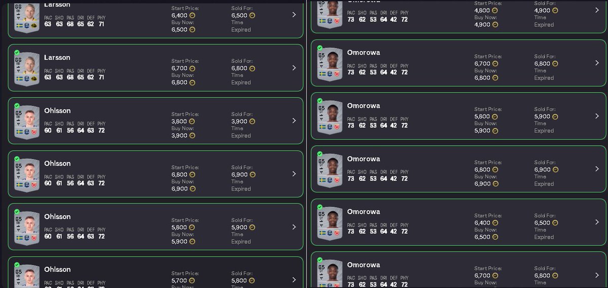 FUTSpeculator's tweet image. When you get tired of selling gold cards, you start selling silver ones 😂 

⛔️ wipe? ban? 🥹

#FC26 #SBCSolutions