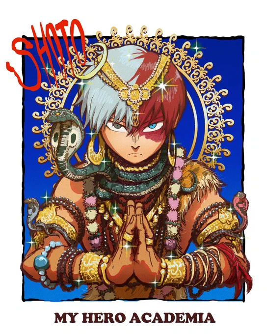 #自己紹介に無言で4作品どうぞ ファンアートにも好きを盛り込みます