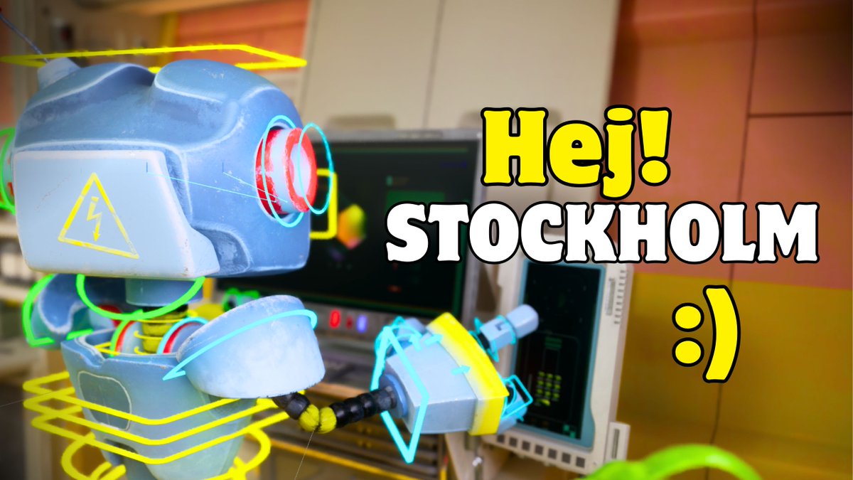 Cheliell's tweet image. 🚀 Unreal Fest Stockholm : I’m giving a talk! 🤩
My dream comes true! I’ll share my passion for #Animation &amp;amp; #ControlRig, plus a little surprise: a brand-new friend created just for the occasion!
🗓 Tues 23rd, 2:30PM, #Room2 #UnrealFest @UnrealEngine