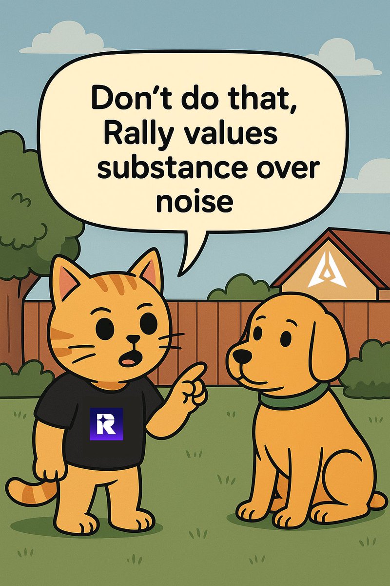 GingoingRA's tweet image. ✍️Short quotations about @GenLayer:

“52- @RallyOnChain (Built on GenLayer) values substance over noise; just create content that meets the campaign criteria, get high Rally Points and earn rewards!”
#decentralizedmarketing #AIjudge