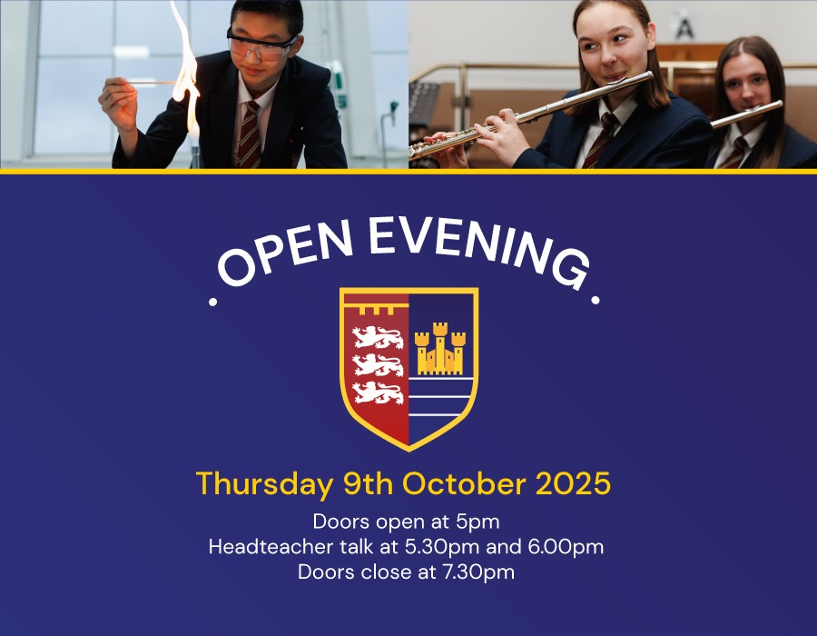 ⭐️ We are delighted to invite Year 6 students, parents and carers to our #OpenEvening on Thursday 9th October from 5.00pm. ⭐️ #Welcome