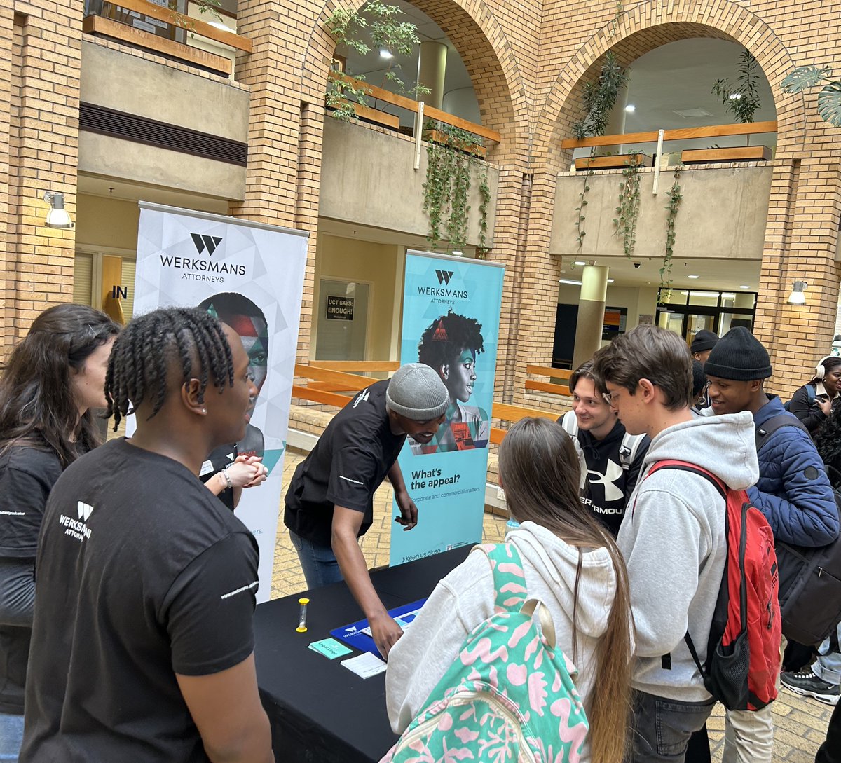 Big shoutout to all the UCT law students who joined us for an unforgettable day on campus! 
From engaging career chats to testing your legal wits.

We loved your energy and ambition!

#WerksmansGraduates #WerksmansWhatsTheAppeal #UCTLaw <a href="/UCT_LSC/">UCT LSC</a>