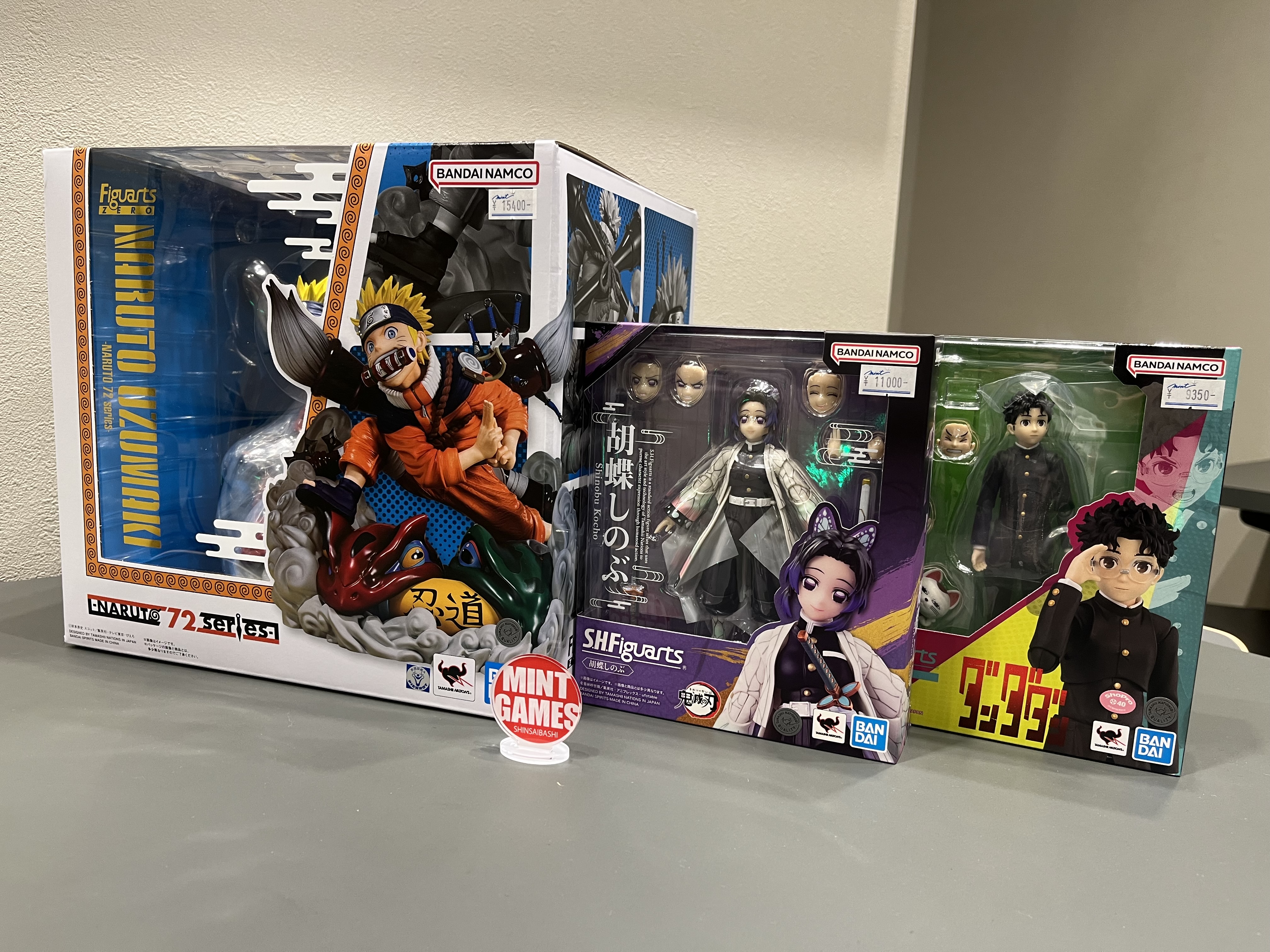 最新フィギュア　鬼滅の刃　ドラゴンボール　NARUTO　ダンダダン　呪術廻戦 MINT GAMES 心斎橋アメ村 on X: 