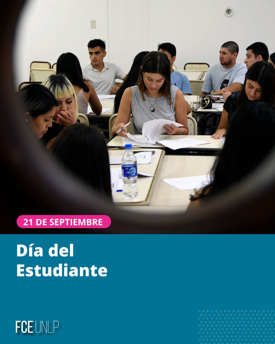 #21deSeptiembre: DÍA DEL ESTUDIANTE
Saludamos a todas y todos los protagonistas fundamentales de la vida universitaria🙌
Su esfuerzo y compromiso son motor del presente y esperanza del futuro. Sigamos construyendo juntos/as una educación pública, masiva y de calidad💙
¡Feliz día!