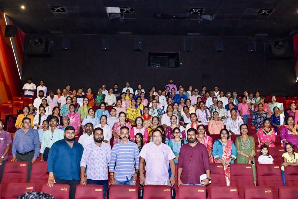 As part of the ongoing celebrations of Hon’ble Prime Minister Shri <a href="/narendramodi/">Narendra Modi</a> Ji’s 75th birthday, watched the National Award-winning film Chalo Jeete Hain at Inox, Old GMC, Panaji, along with my fellow karyakartas from Dabolim.

The film, inspired by Modi ji’s life and Swami