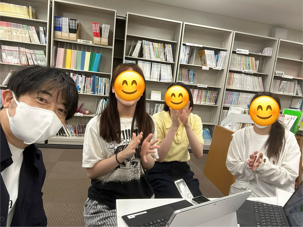今日は、歯科専門学校で班の指導。優秀な学生さん達でテーマ研究発表会が楽しみです。一緒に頑張りましょう！