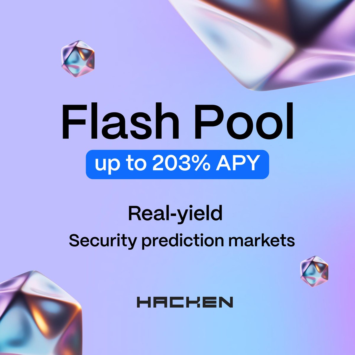 nebulashill's tweet image. Big risk, big fun — but Hacken keeps it safe 👀

@Hackenclub just dropped FlashPools:
→ up to 200% APY in 30 days
→ short-term staking for quick action
→ rewards only after full code approval
Profit + security in one package. Don’t sleep on this.

#FlashPools #Hacken
