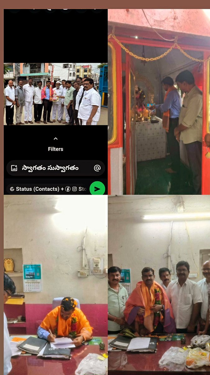 dm_wnp_tsrtc's tweet image. కొత్తగూడెం నుండి వనపర్తికి బదిలీపై వచ్చిన దేవేందర్ గౌడ్ DM సర్  వనపర్తి డిపో మేనేజర్‌గా స్వాగత కార్యక్రమంలో పాల్గొని డిపోలో బాధ్యతలను చేపట్టారు.