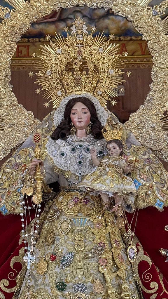 La virgen de Montemayor para la #MagnaMarianadeHuelva #magnamarianahuelva25