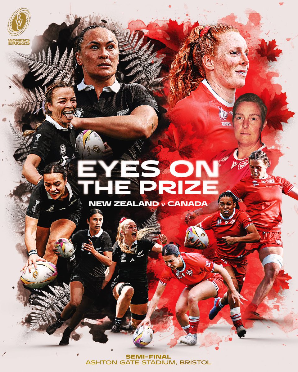 Everything has led to this. 🇳🇿🇨🇦

Got your #RWC2025 semi-final ticket?!

#NZLvCAN #RWC2025