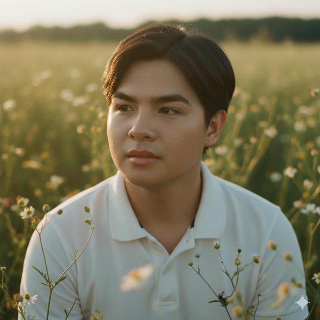 jnrramiro's tweet photo. when the wildflowers sway to a rhythm that never calls my own, how long must I linger in their gentle music before I question whether the earth remembers my place?🥀

#selfappreciationpost #madebyAI #aiart https://t.co/e3QxVeDPAs