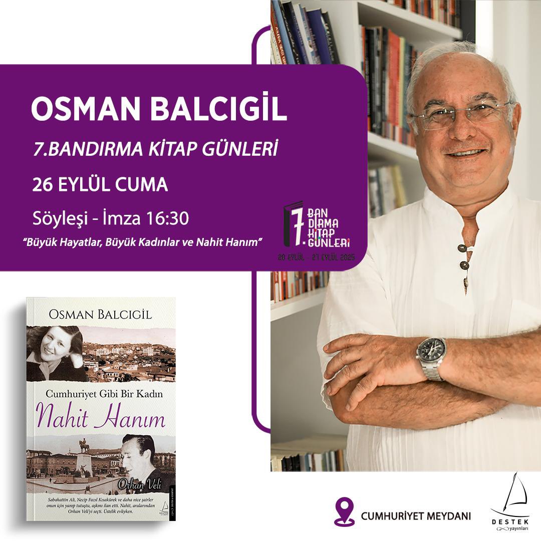 BÜYÜK HAYATLAR, BÜYÜK KADINLAR VE NAHİT HANIM

7. BANDIRMA KİTAP GÜNLERİ’nde, BÜYÜK HAYATLAR’dan söz edeceğiz.

Okurlarım, CUMHURİYET GİBİ BİR KADIN: NAHİT HANIM’la birlikte, “Büyük Hayatlar” ismini verdiğim “Biyografik Romanlar”ımın sayısının altıya ulaştığını biliyorlar.