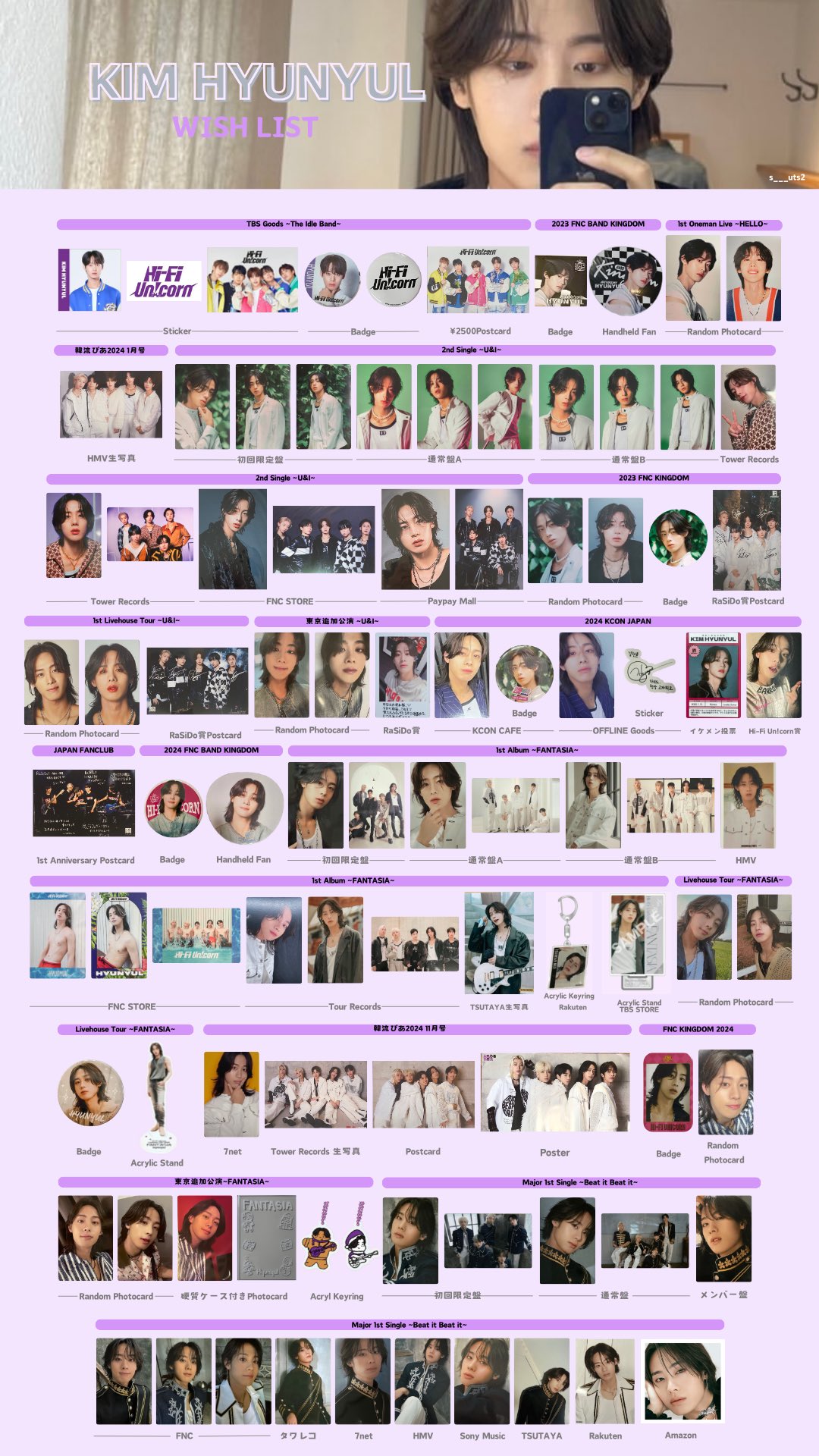 Hi-Fi Un!corn リリイベ参加券 ヒョンユル Hi-Fi Un!corn リリイベ参加券 ヒョンユル アイドル