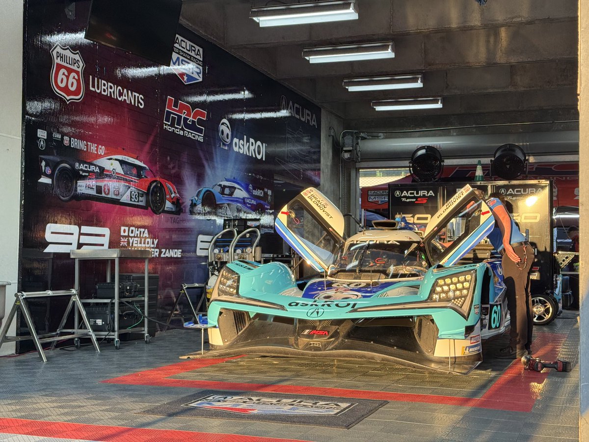 Amazing sunrise light welcoming <a href="/IMSA/">IMSA</a> cars this morning at <a href="/IMS/">Indianapolis Motor Speedway</a> for the #BattleOnTheBricks