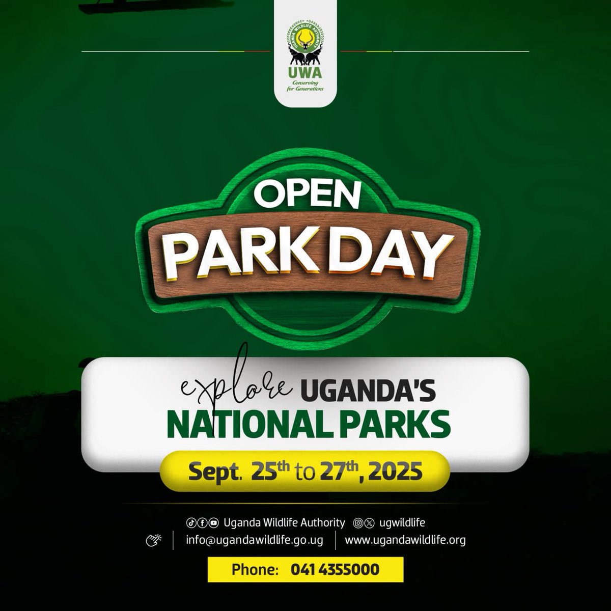 Don't miss out the opportunity. 
Explore Uganda's Rich National Parks
