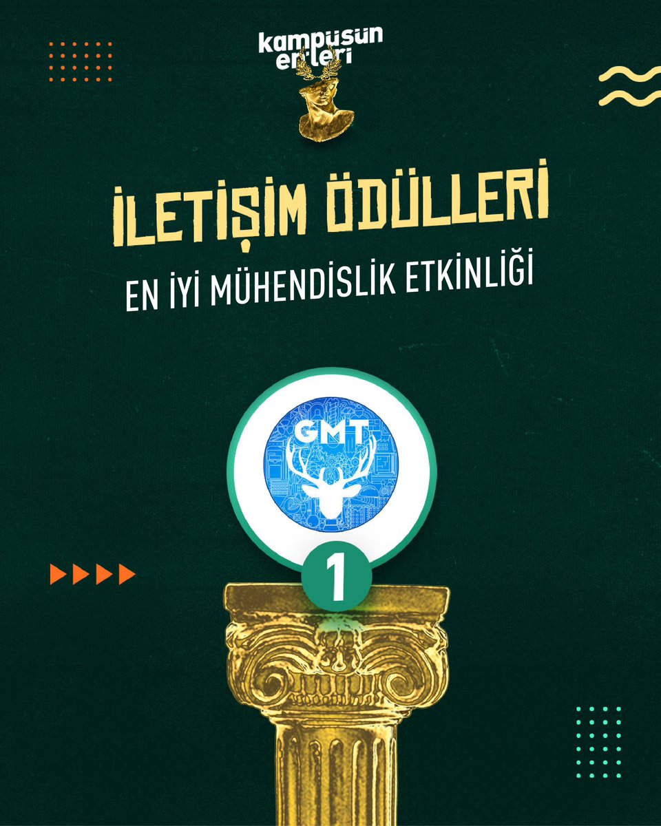 Genç Mühendisler Topluluğu ailesi olarak Kampüsün Enleri Yarışması’nda Mühendislik Günleri etkinliğimizin En İyi Mühendislik Etkinliği seçildiğini duyurmaktan büyük mutluluk duyuyoruz! 🚀

Bu başarıda emeği geçen tüm üyelerimize ve bizlere destek veren herkese teşekkür ederiz. 💙