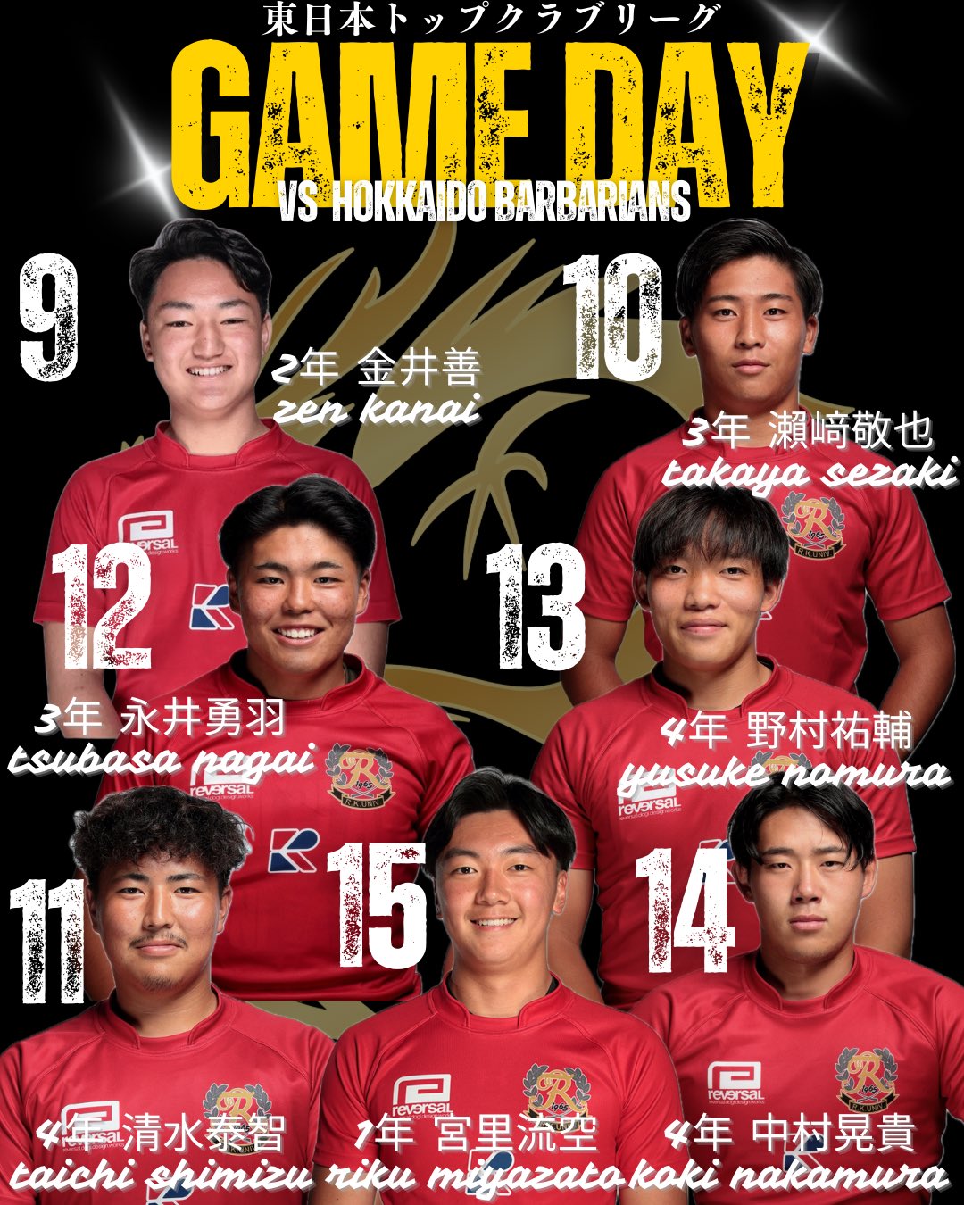 流通経済大学ラグビー　RKURUGBY 一部選手限定セットアップ 流通経済大学ラグビー部 on X: 