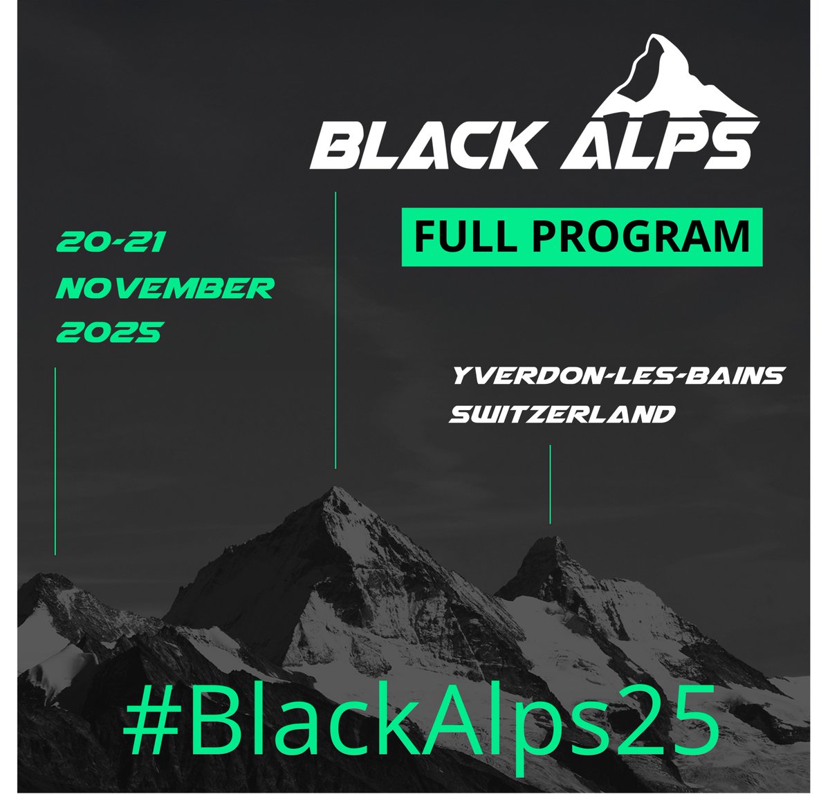 BlackAlpsConf's tweet image. 😀We can&apos;t wait to unveil the 📖 FULL PROGRAM of #BlackAlps25 today! 
Out of an impressive 👀 151 submissions from all over the world🌍 the Program Committee coordinated by @Baldanos has selected 17 outstanding talks! 
➡️ DISCOVER THE FULL PROGRAM HERE : blackalps.ch/ba-25/program.…