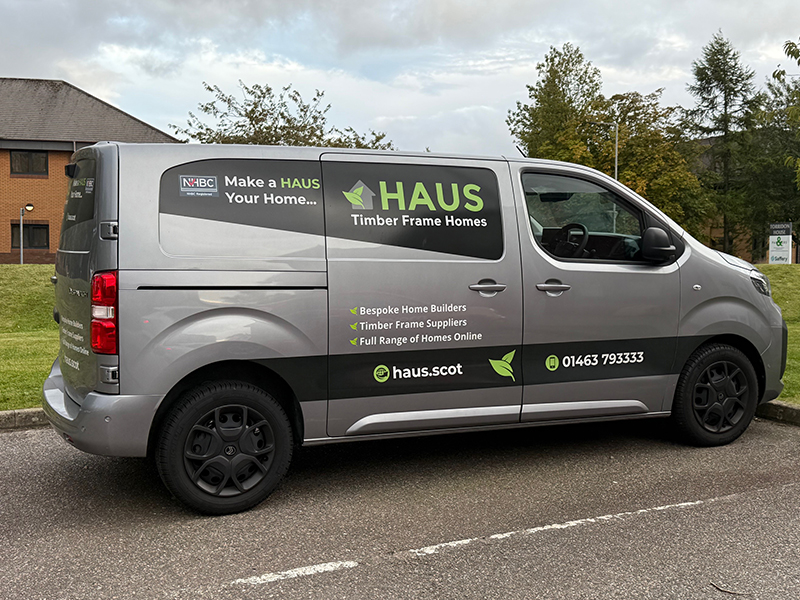 PremDigitalWeb's tweet image. Earlier this year we completed a fresh new vehicle livery design for HAUS Architectural &amp;amp; Timber Frame Ltd
The livery matches the design and branding of the website we created for them. See more of our work here: premierdigital.net/website-graphi… #graphicdesign #highlands #WebDesign