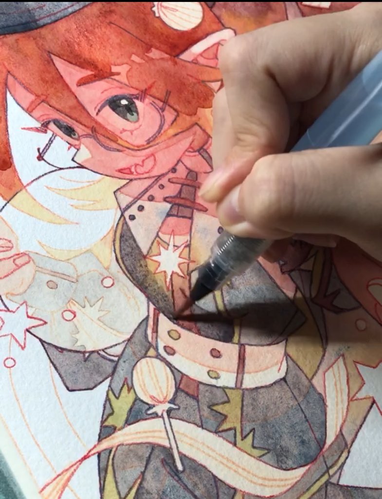 🖌️私は水筆使いの魔術師🧙
#水彩の魔術師の集い