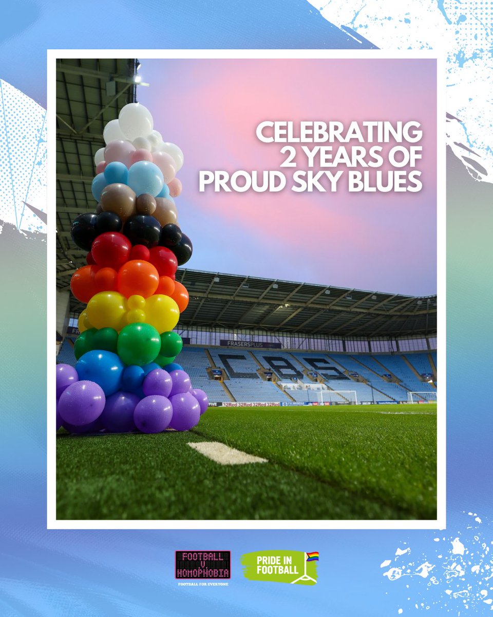 proudskyblues's tweet image. 🎂🏳️‍🌈 Celebrating 2 years of tackling homophobia &amp;amp; transphobia in football.

From loud home &amp;amp; away days, FvH warm-up tees and our first friendly, to nights out, awards, Wembley trips &amp;amp; 100+ members.

There's more to come — and plenty to be proud of.

Join us for Year 3.

#PUSB