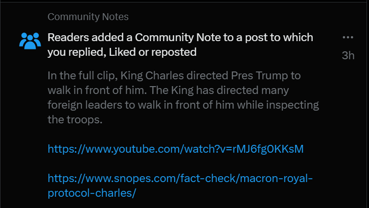 JaxBeachLady222's tweet image. Nice Try #CommunityNotes - President Trump walked in front of the Queen as well as the King for a purpose - DO YOUR HOMEWORK BEFORE SPEWING GARBAGE!