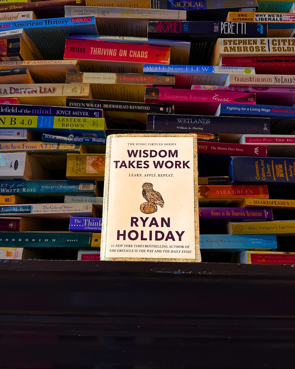 Only 32 days left to preorder my new book "Wisdom Takes Work." Only preorders have access to exclusive bonuses like signed first editions, manuscript pages with my handwritten notes, and dinner with me. Preorder at dailystoic.com/wisdom