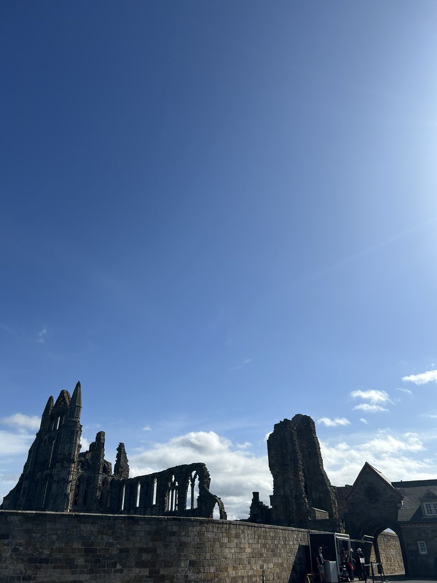 Another beautiful day in Whitby ☀️🍦A beautiful beach walk, lunch in Sandsend, followed by ice cream.  We will be sorry to say goodbye to our #Whitby home