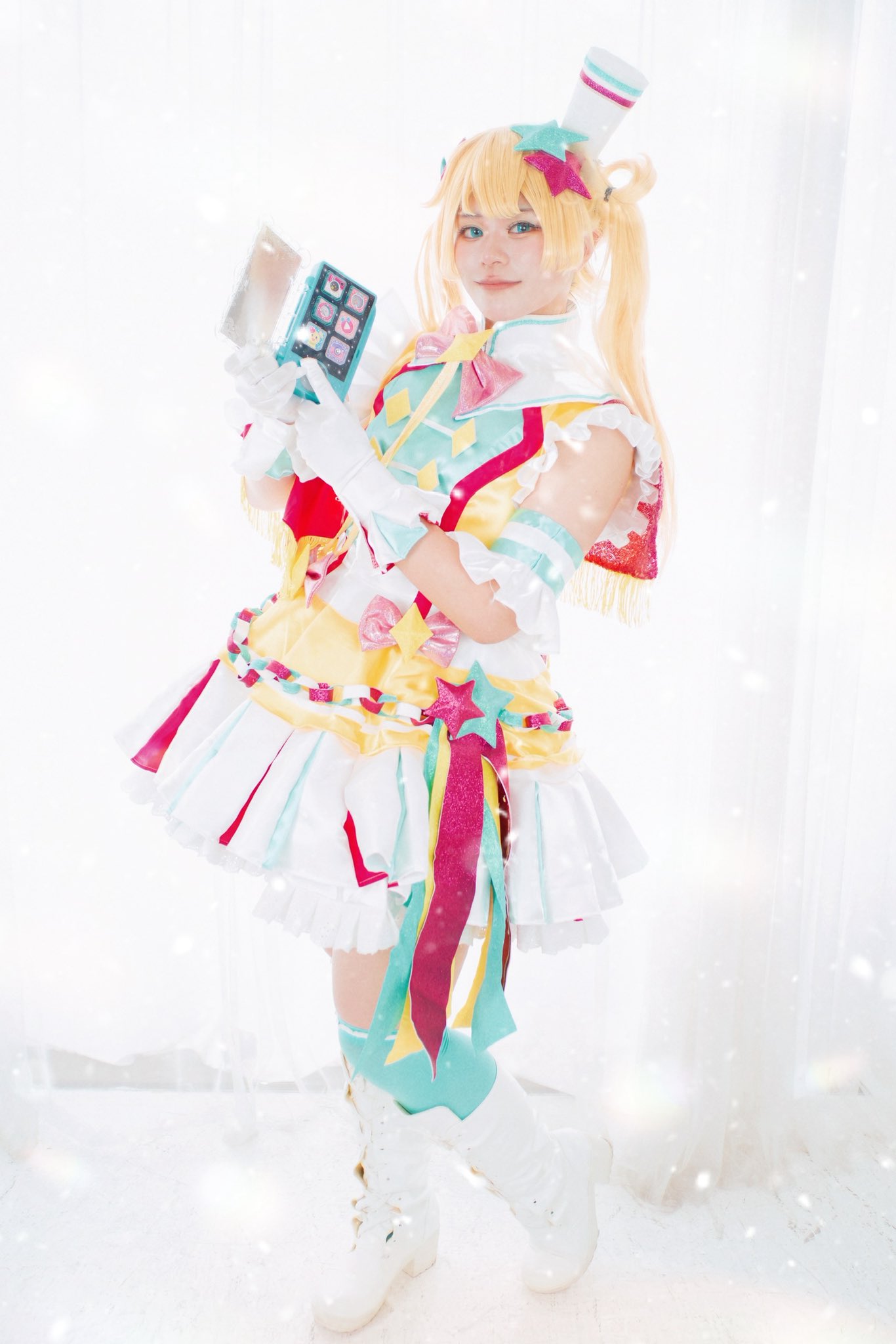 プリチャン 萌黄 えもコスプレ 衣装 ウィッグ付き Amazon.co.jp: [エアーズCOS] コスプレ衣装キラッとプリ☆チャン