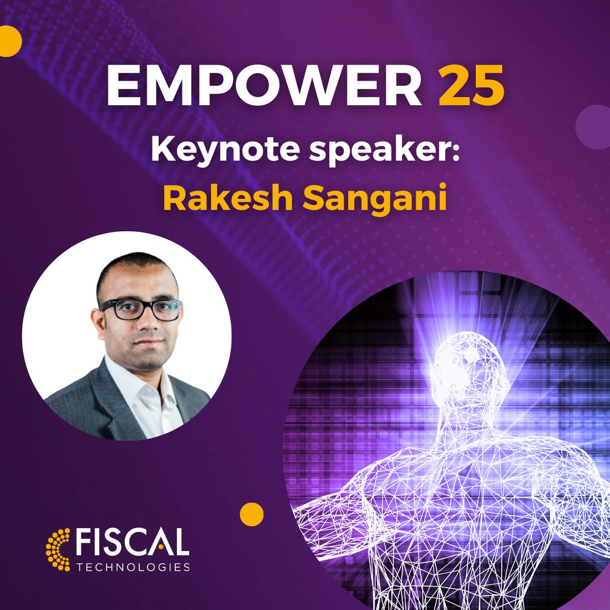 FISCALTec's tweet image. Announcing our second EMPOWER25 keynote speaker, Rakesh Sangani! 📢

Experienced in Finance Transformation &amp;amp; Global Business Services advisory, he&apos;s overseen 100+ finance transformation projects. He&apos;ll explore how hyperautomation and Gen AI are transforming finance.

#Finance #AI