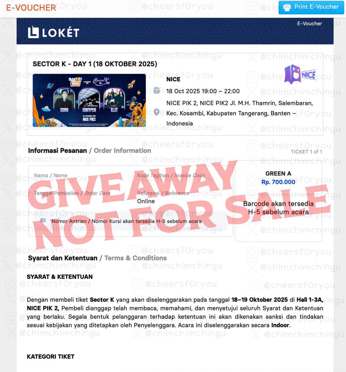 chimchimchingu's tweet image. Yuhuuu~~

Minche akan GIVEAWAY dua items ini ya!
• Sector K ‘Green A’ Day 1
• Seventeen Lightstick 10th Anniversary

Tnc akan minche posting besok, mohon ditungguuuu!!

📌Jangan lupa follow ig dan twt Cheesforyou ya for updates! Stay tune ❤︎