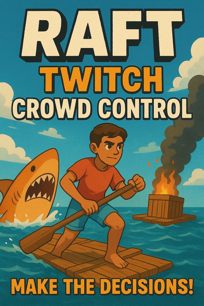 First-Ever CROWD CONTROL Stream! 🎥

TODAY at 6PM I’ll be live streaming RAFT! But you guys get to control my game! (please spare me 😭)

😎 Come hang out, cheer me on, and witness history (or disaster) in the making!