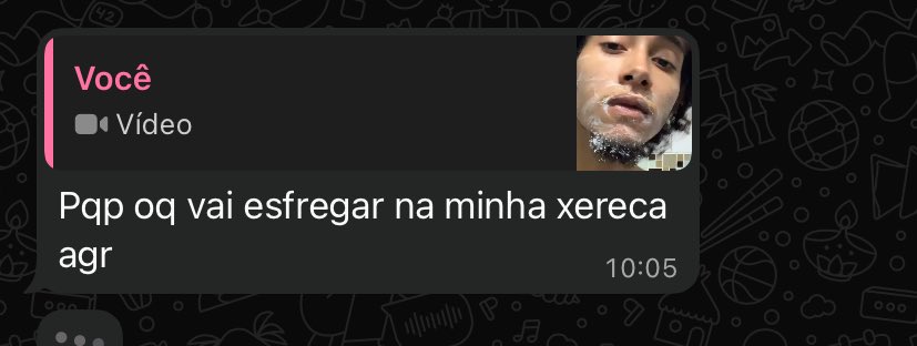 Qnd vc tem crtz q ela vai terminar com vc por causa de um bigode mas nao tem como provar