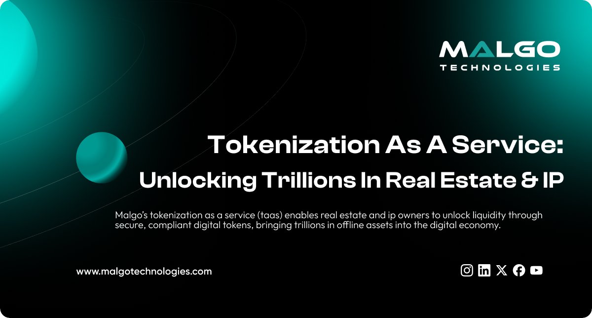 malgotech's tweet image. Real estate + IP = 🚪 to trillions.
With Malgo’s Tokenization as a Service, turn assets into secure, tradable tokens.
Welcome to the digital economy.

🔗 linkedin.com/pulse/tokeniza…

#Tokenization #Blockchain #Malgo #TaaS #RealEstate #Web3