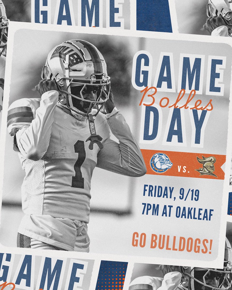 It’s Game Day! 😤 <a href="/Bolles_Football/">Bolles Football</a> 

🗓️ Tonight 9/19
📍 AT Oakleaf 
⏰ 7PM 

See you there! 

#bolles #highschoolfootball #gameday