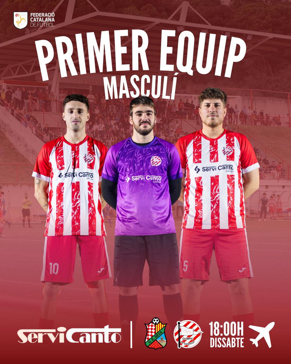 CF Olímpic LaGarriga (@cfolimpic) on Twitter photo 🚀🚀
⚽️ <a href="/ueseva1973/">Unió Esportiva Seva</a>  - #CFOLG
🏆 #3CAT4 - J1
📅 20/09/2025
⌚️ 18:00h
📍Camp Mpl l’Alzina
#CFOLG
#goreds🔴🔴 🚀🚀
⚽️ <a href="/ueseva1973/">Unió Esportiva Seva</a>  - #CFOLG
🏆 #3CAT4 - J1
📅 20/09/2025
⌚️ 18:00h
📍Camp Mpl l’Alzina
#CFOLG
#goreds🔴🔴