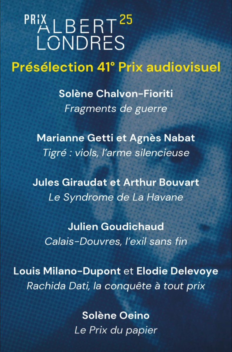 Honorés et très heureux, notre enquête sur Rachida Dati est sélectionnée pour le prix Albert Londres. Un immense merci au jury et à toutes les personnes qui nous ont soutenus. Un travail long et difficile pour apporter des faits et on l’espère des informations d’intérêt public.