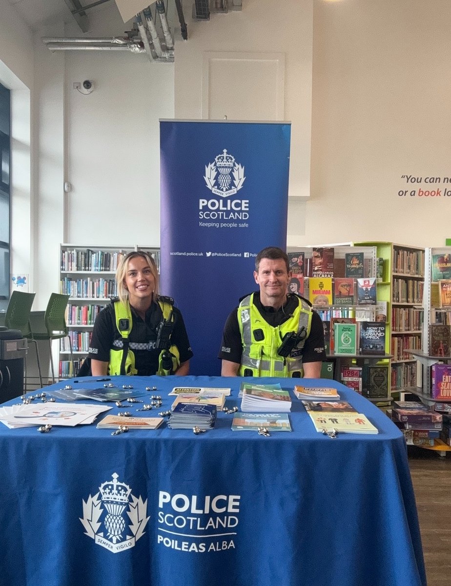 PSOSFalkirk's tweet image. Today, Denny CPT officers held a drop-in centre at Denny Library. They were able to offer advice, share information and assist with local problems. Future drop in session dates will be posted in due course.