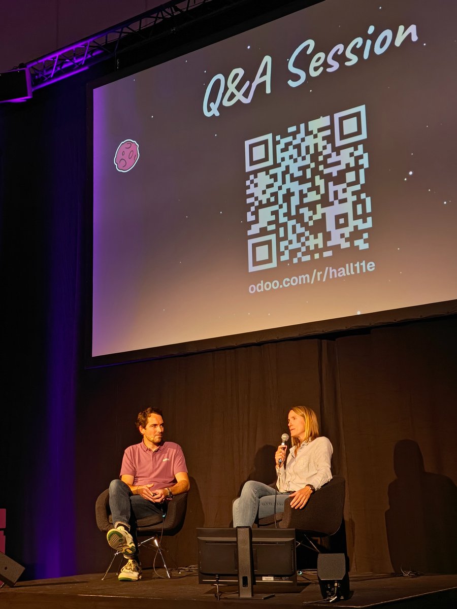 "Don't expect anything but be ready for everything" Justine Henin on resilience #OdooExperience #odooexperience2025