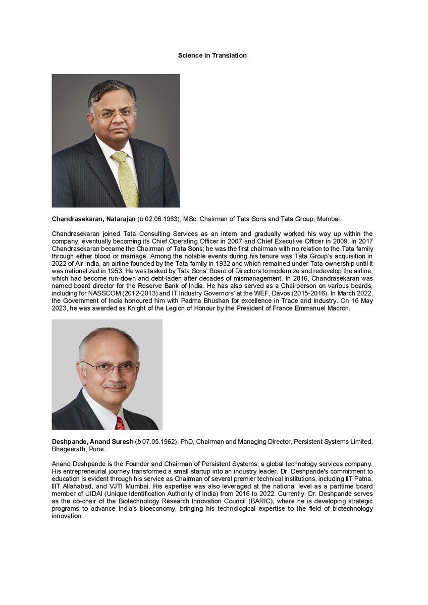 insa_academy's tweet image. Fellows Elected
(Effective from January 1, 2026)
Sectional Committee-Wise