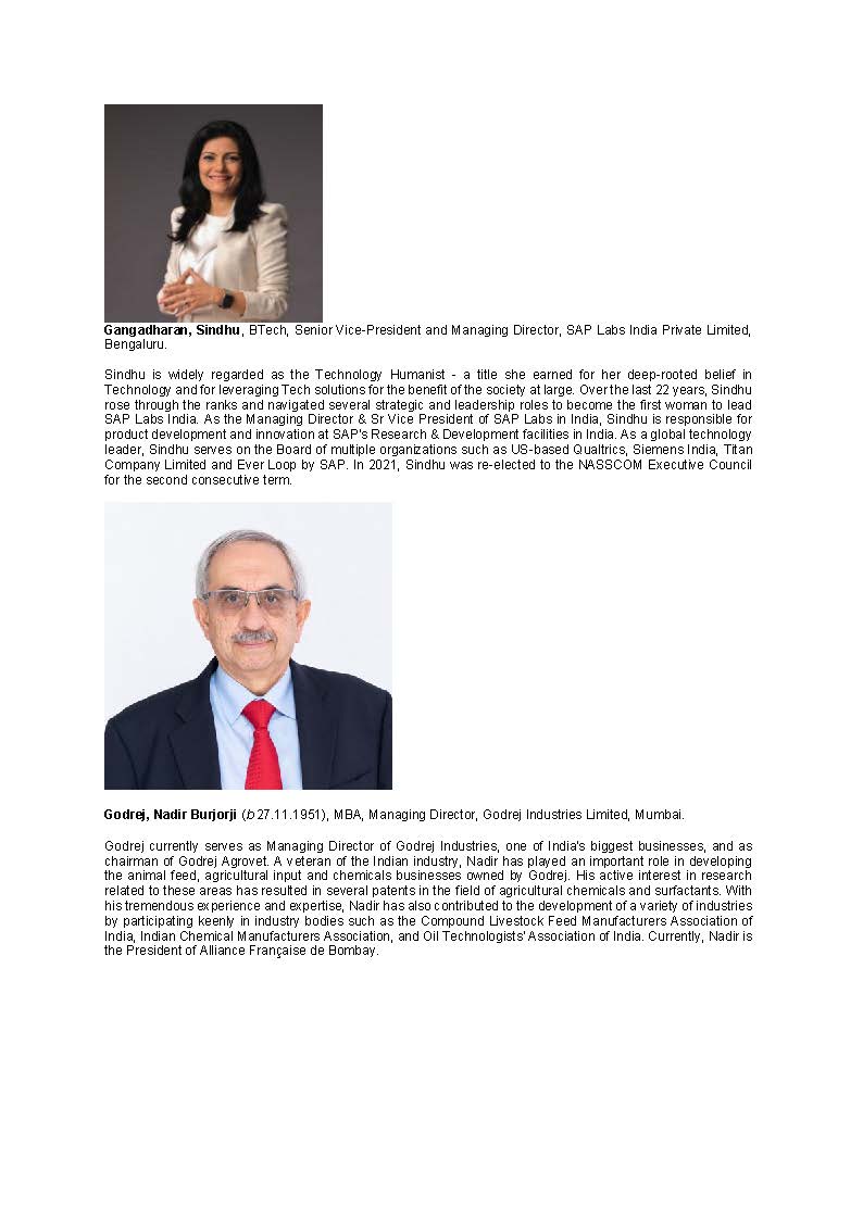 insa_academy's tweet image. Fellows Elected
(Effective from January 1, 2026)
Sectional Committee-Wise