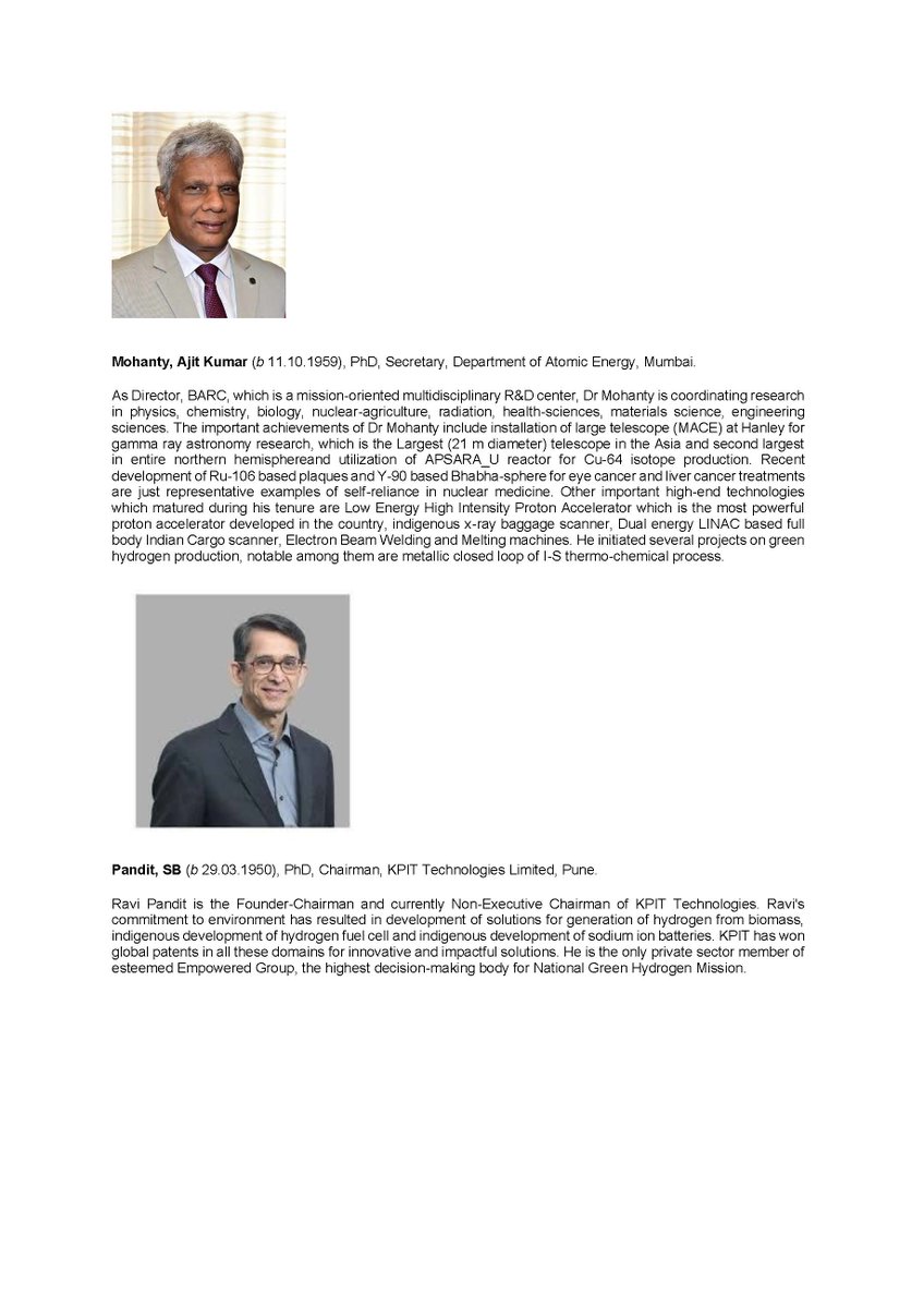 insa_academy's tweet image. Fellows Elected
(Effective from January 1, 2026)
Sectional Committee-Wise